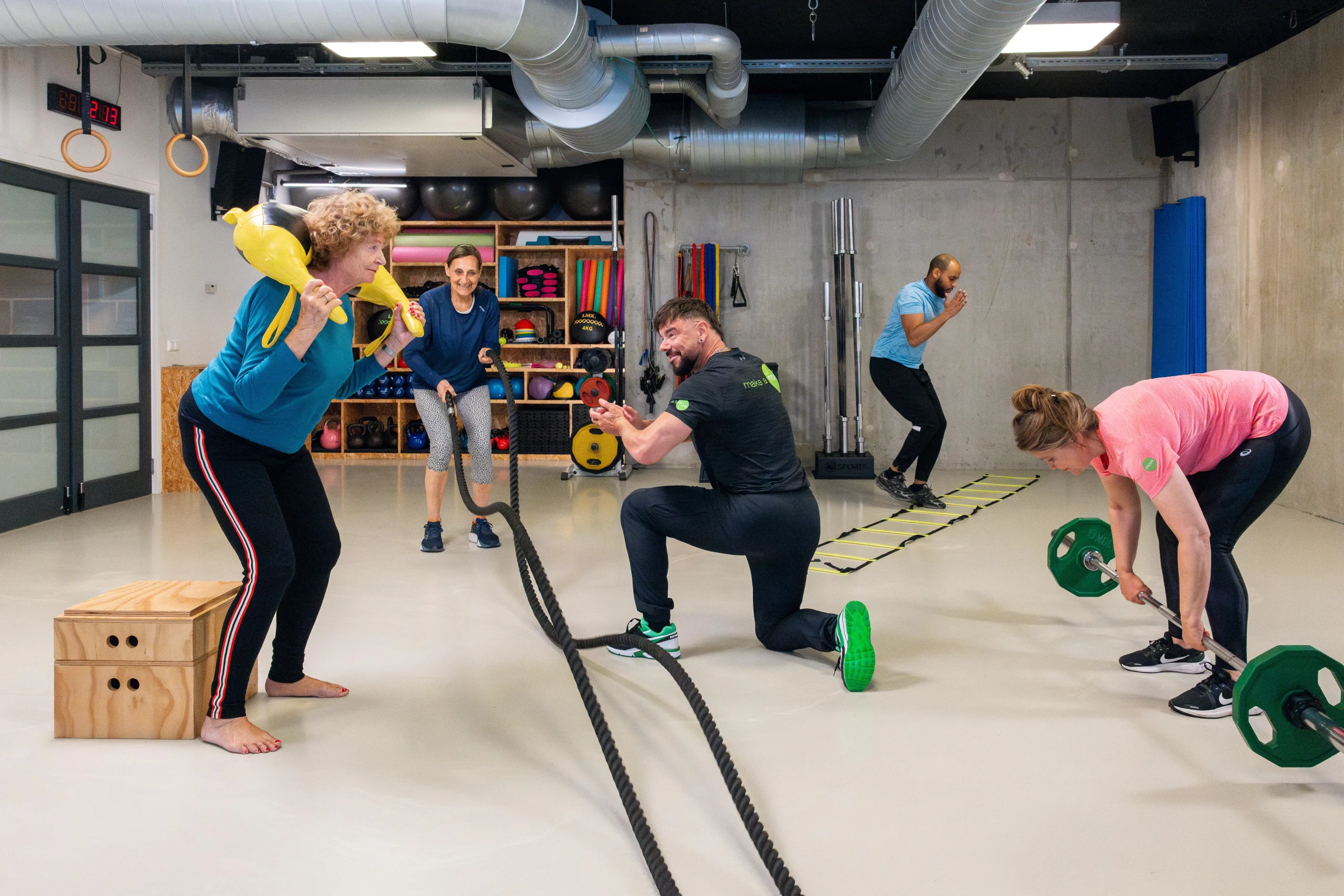 Persoonlijke training in een groep